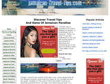Tablet Screenshot of jamaican-travel-tips.com